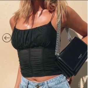 Princess Polly Concordia Top Black